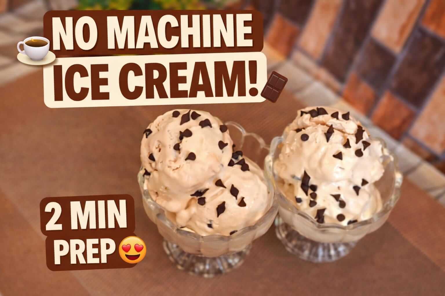 2-Minute Coffee Ice Cream That Tastes Insane