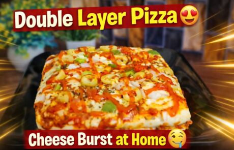 Double Layer Cheese Pizza - Fresh Byte Kitchen