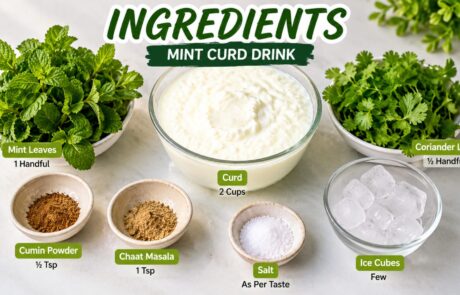 Refreshing Mint Curd Drink Recipe - photo 1