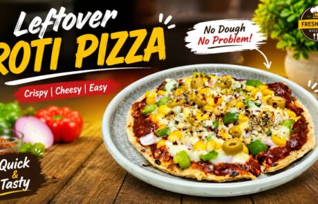 Leftover Roti Pizza - Fresh Byte Kitchen