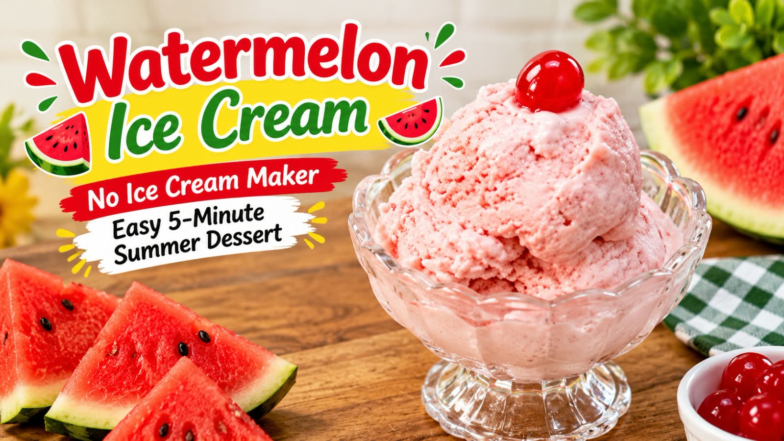 Watermelon Ice Cream - Fresh Byte Kitchen - Fresh Byte Kitchen - Fresh Byte Kitchen Watermelon Ice Cream - Fresh Byte Kitchen