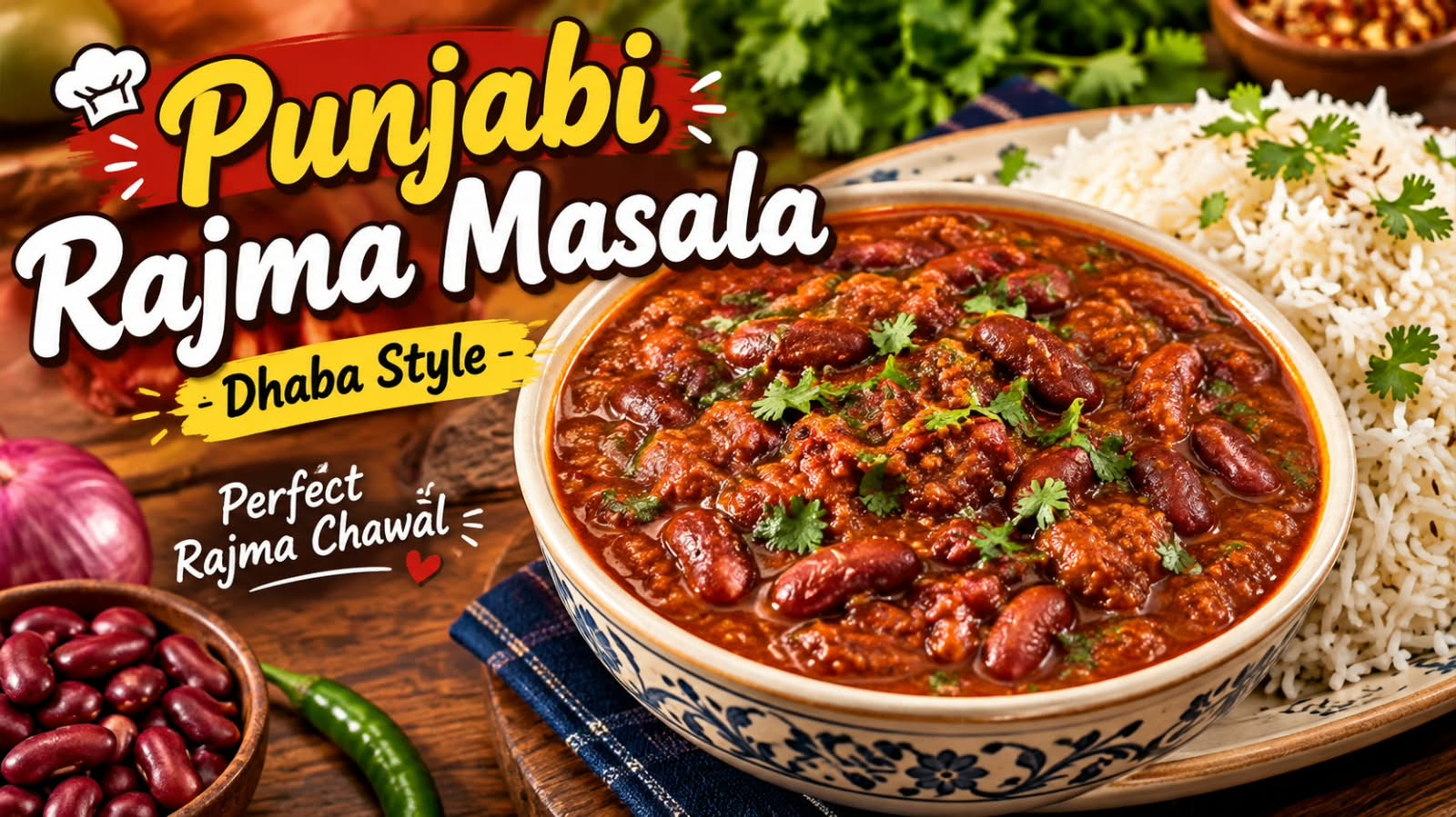 Authentic Punjabi Rajma Recipe - Fresh Byte Kitchen