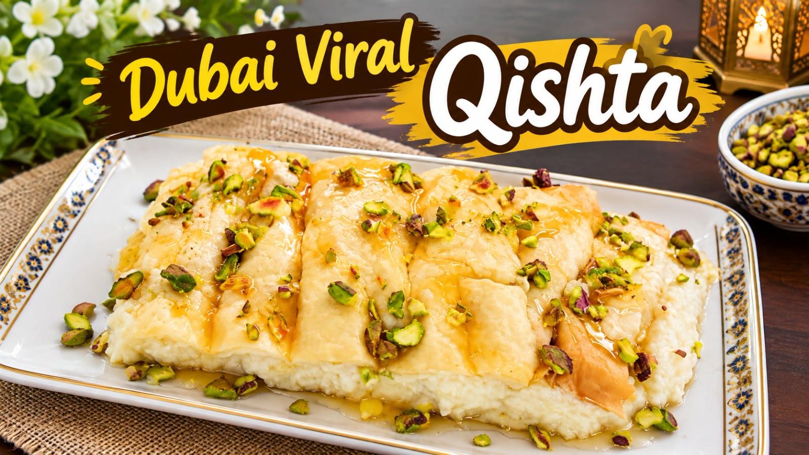 Dubai Viral Qishta Recipe - photo 1