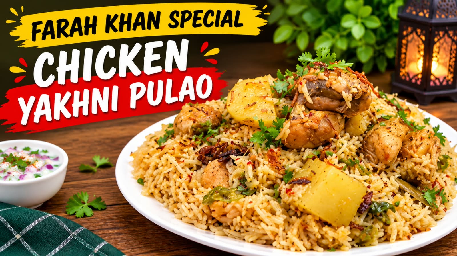Farah Khan Special Chicken Yakhni Pulao - Fresh Byte Kitchen